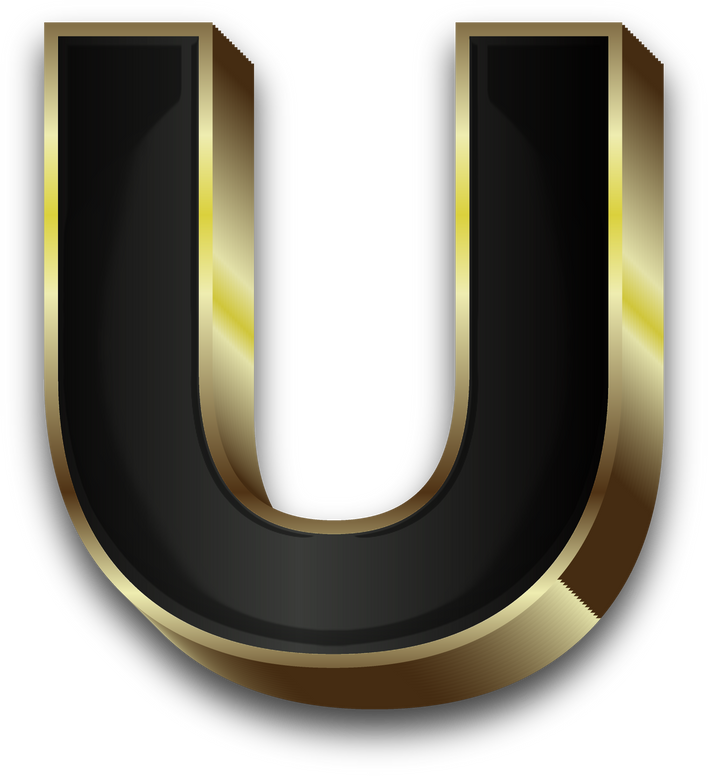 3D Letter U